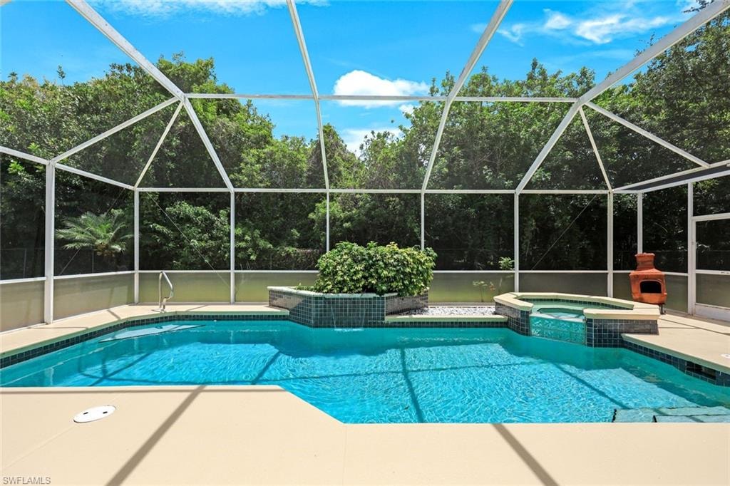 Heated pool and spa