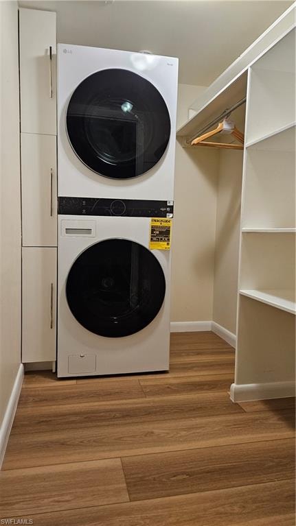 Stack washer & Dryer in guest bedroom