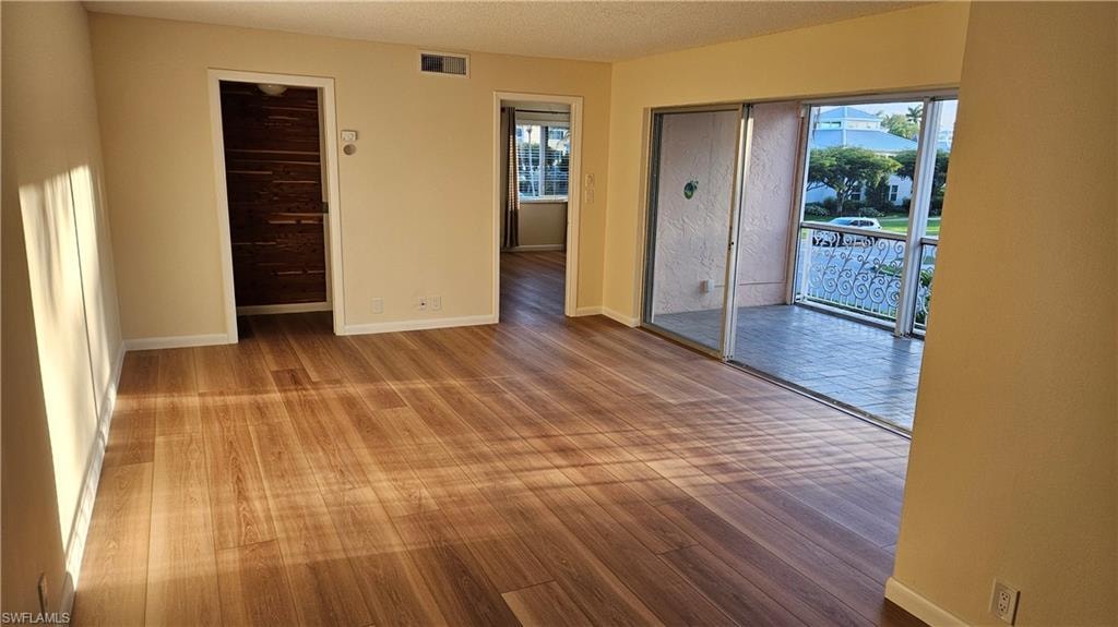 Looking south to cedar closet