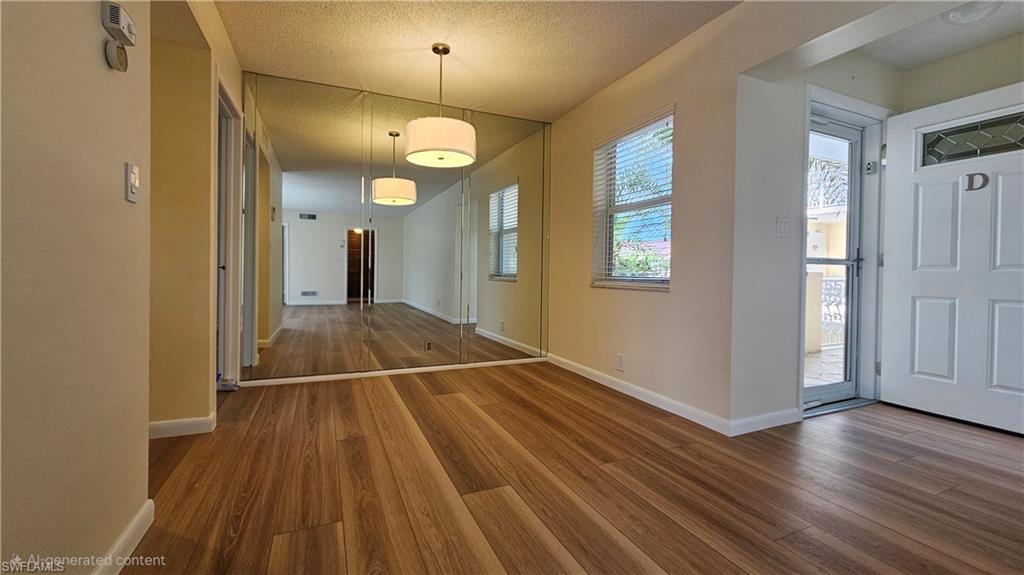 Living Room w/Entry vestibule on the right