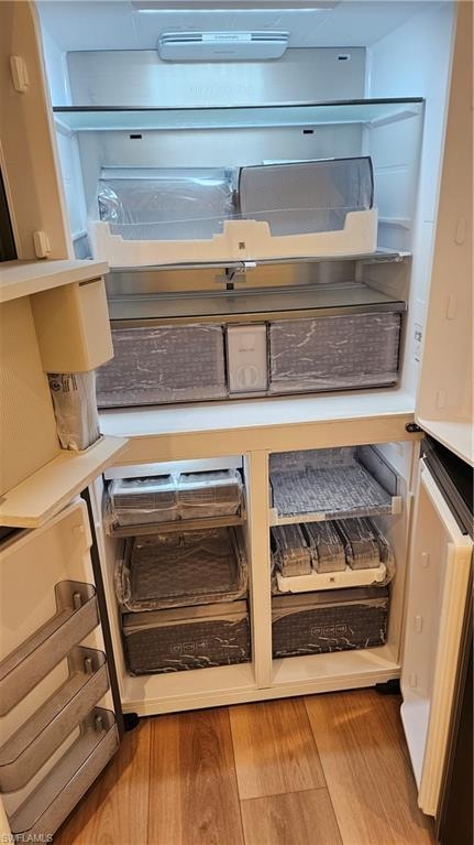 New 36" refigerator showing the interior