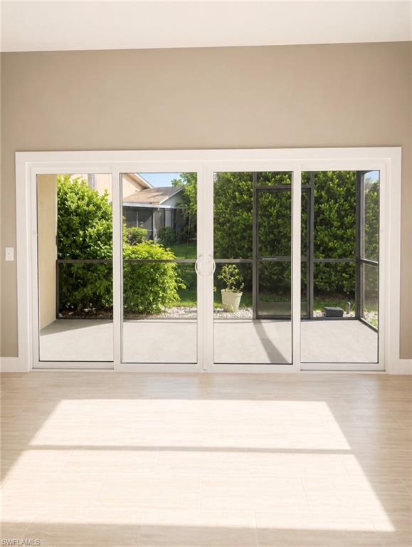 Impact sliding glass doors to screened lanai