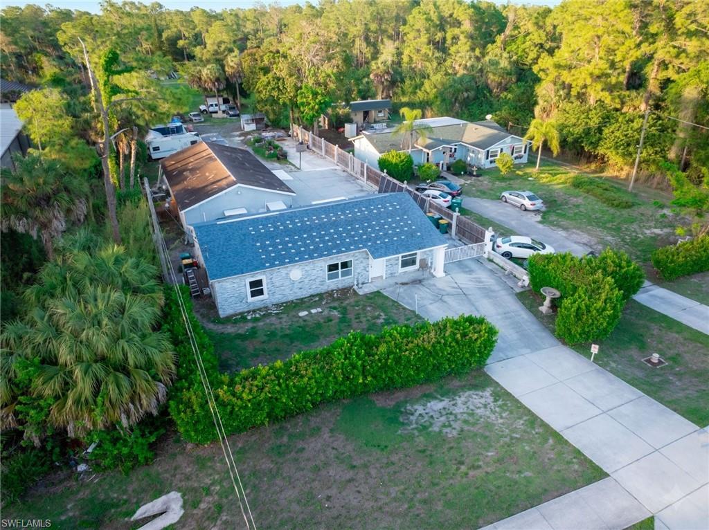 Aerial view of property and surrounding area