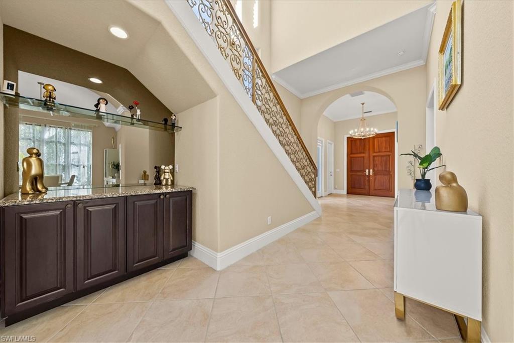 Built In Bar for Seamless Entertaining
