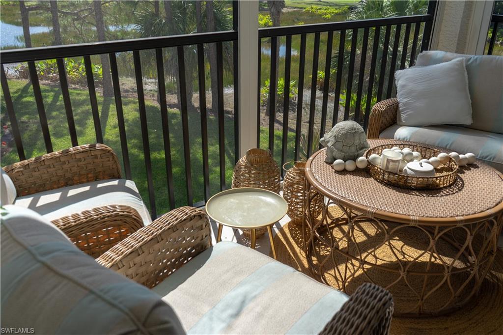 Balcony with outdoor lounge area