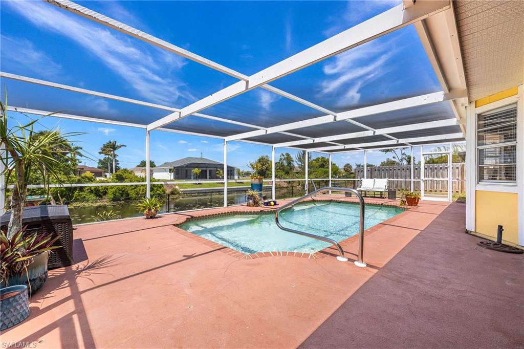 In Ground Pool overlooking the cannel