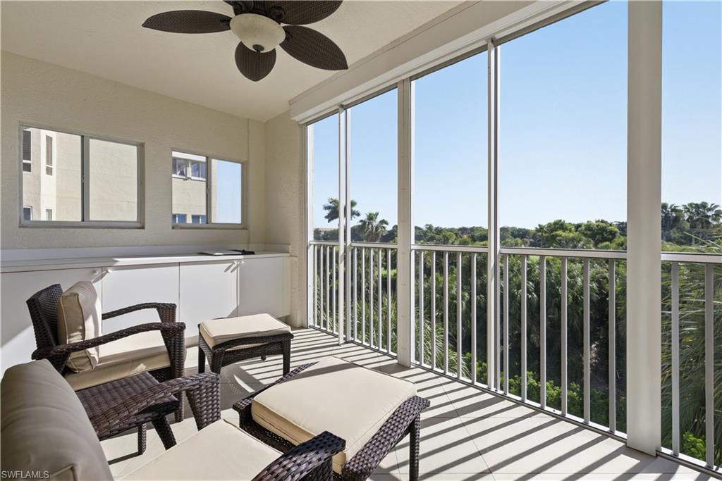 Screened Balcony/Rear View