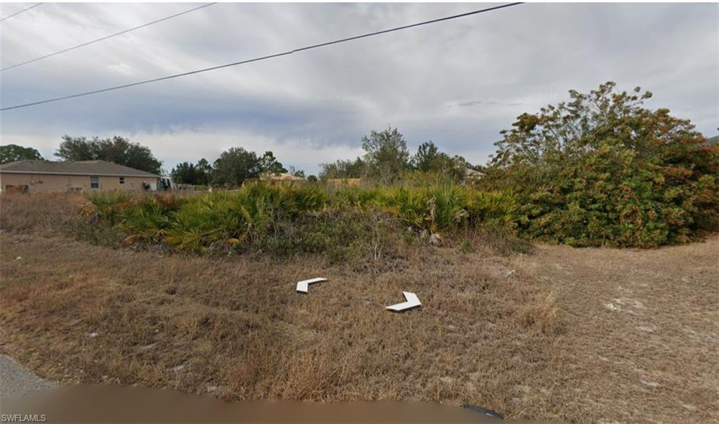 View of undeveloped land