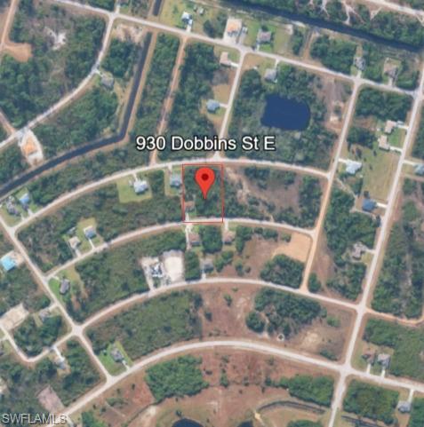 Map / location with property parcel outlined