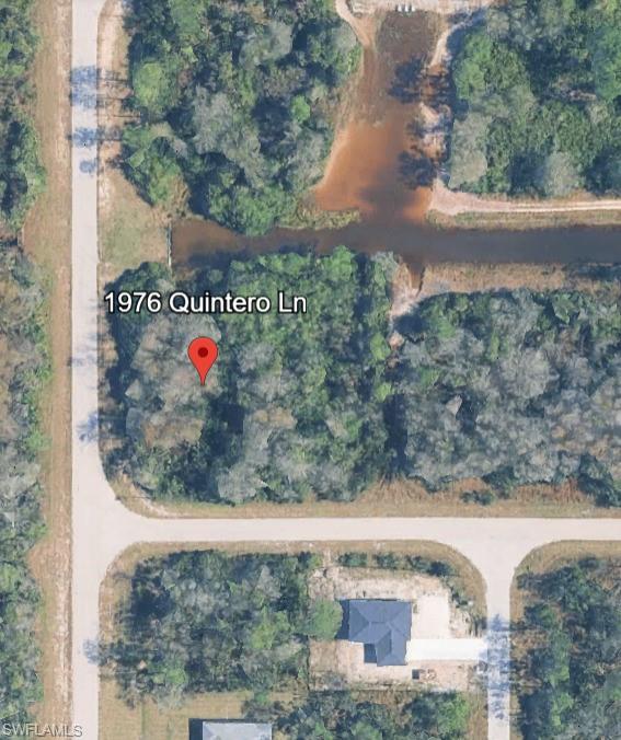 Aerial view of property's location