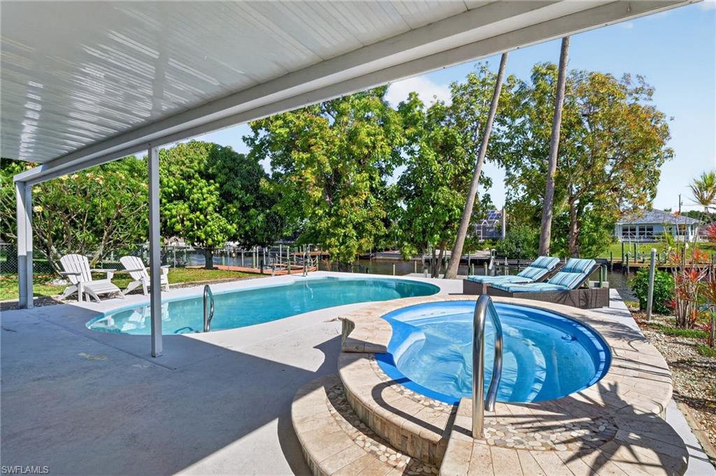 Pool and Spa and Large area under cover