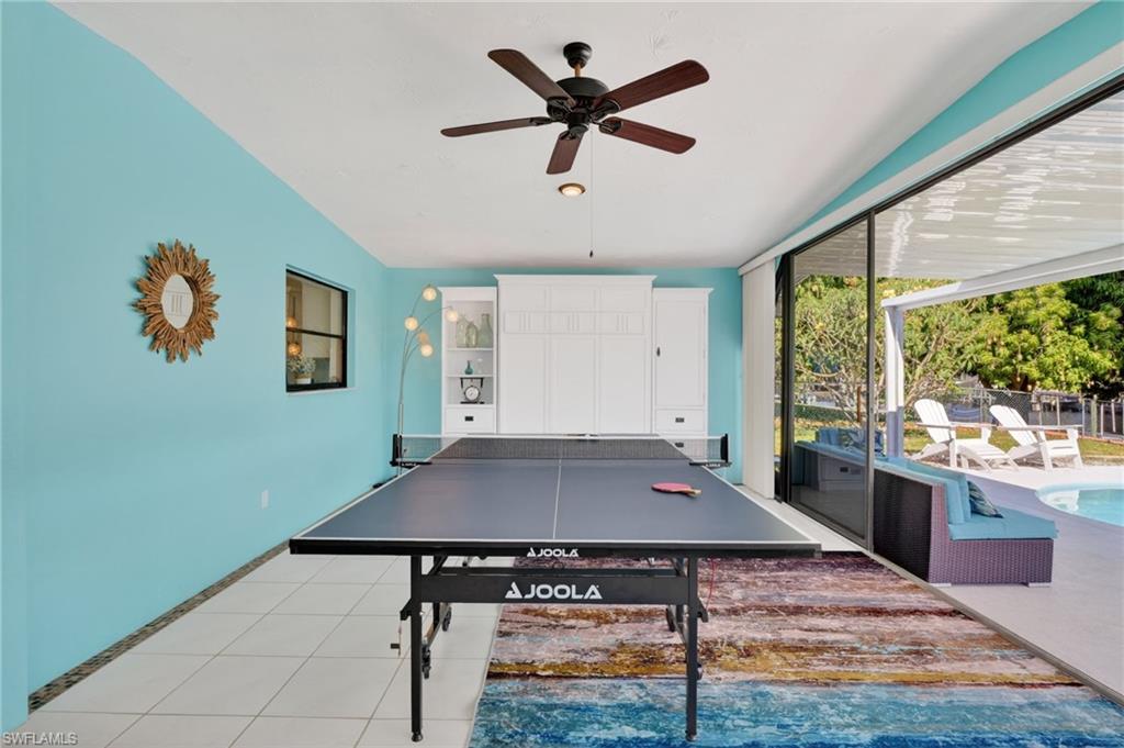 Den as a game room