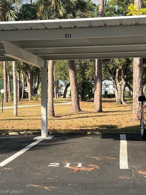 Covered parking!