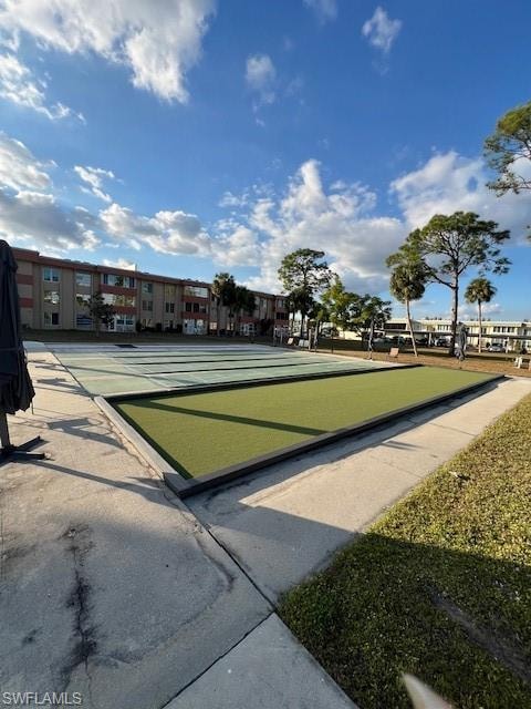 Shuffle board.