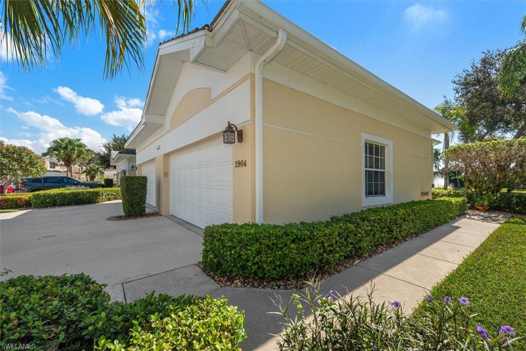 2 car garage with private storage room