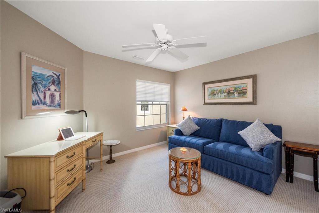 Third bedroom with pull-out sofa. Currently being used as in-home den or office