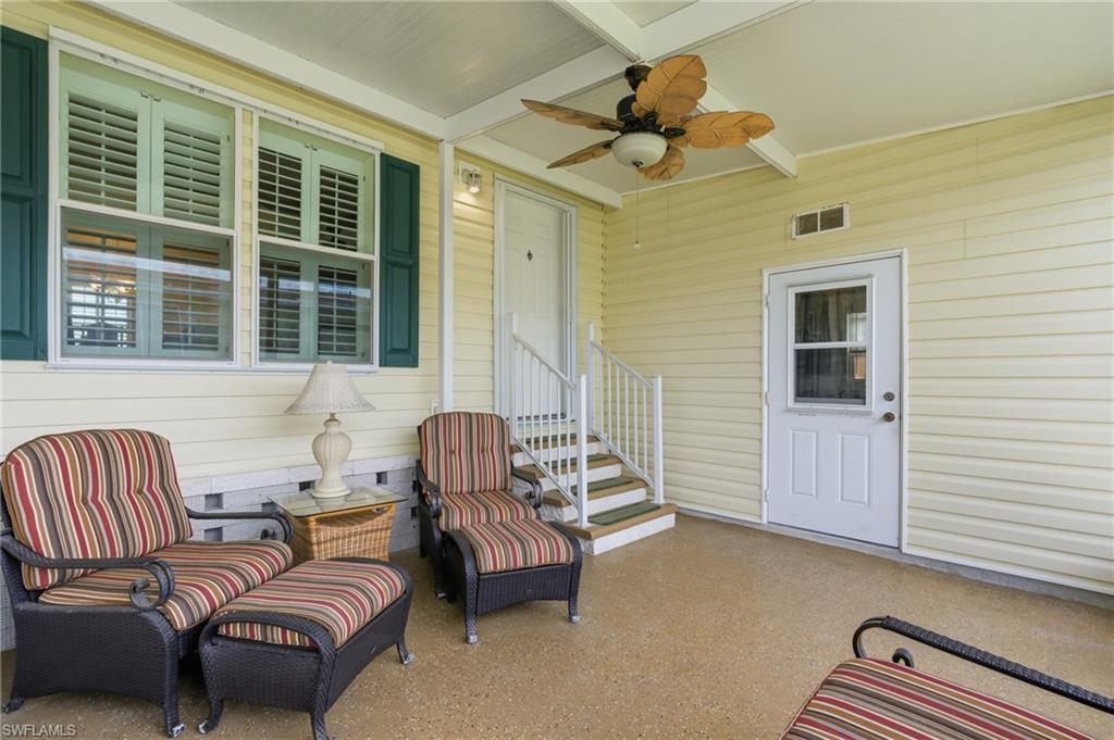 Florida room and entrance to Family room and workshop