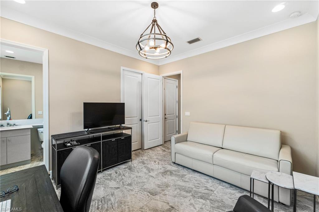 4th bedroom is being used as an office, with ensuite bath