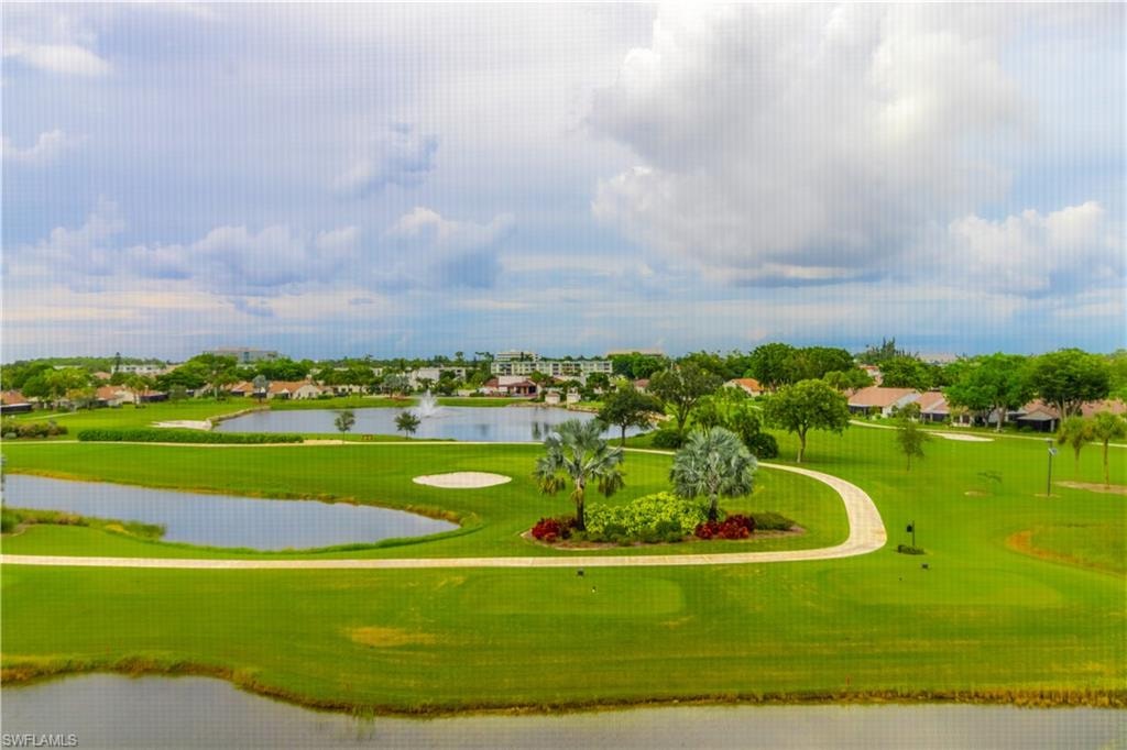 View of Golf Course and 3 lakes out the back of the condo