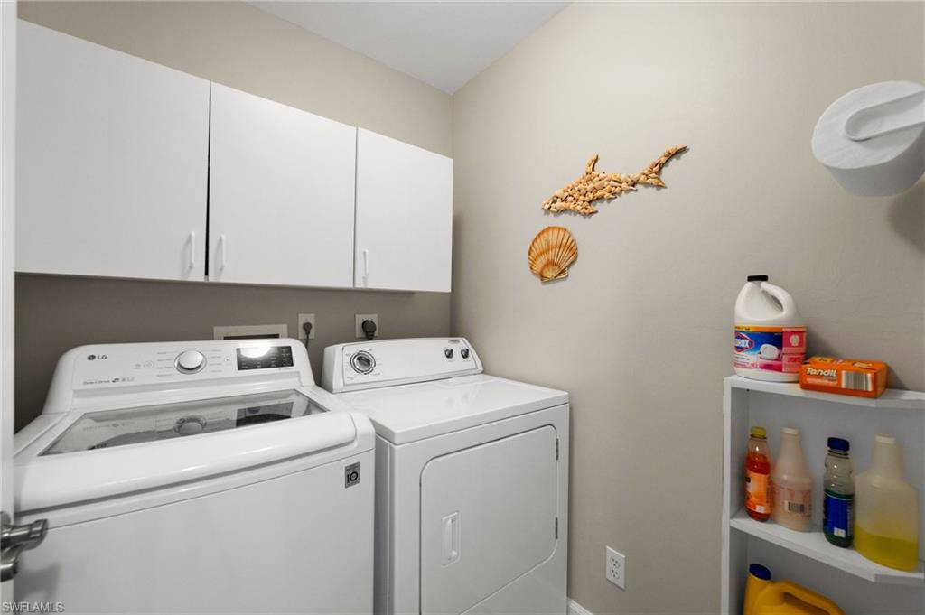 Full enclosed laundry in unit
