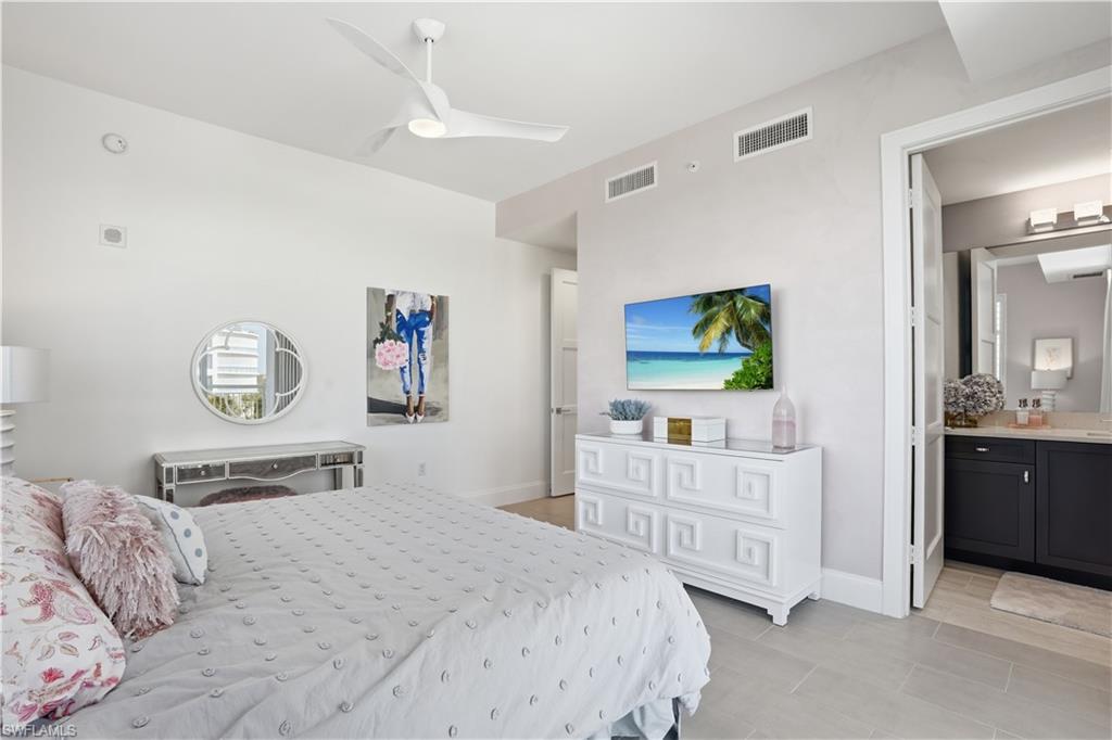 Guest suites can be found on the east wing of the unit - opposite of the primary.