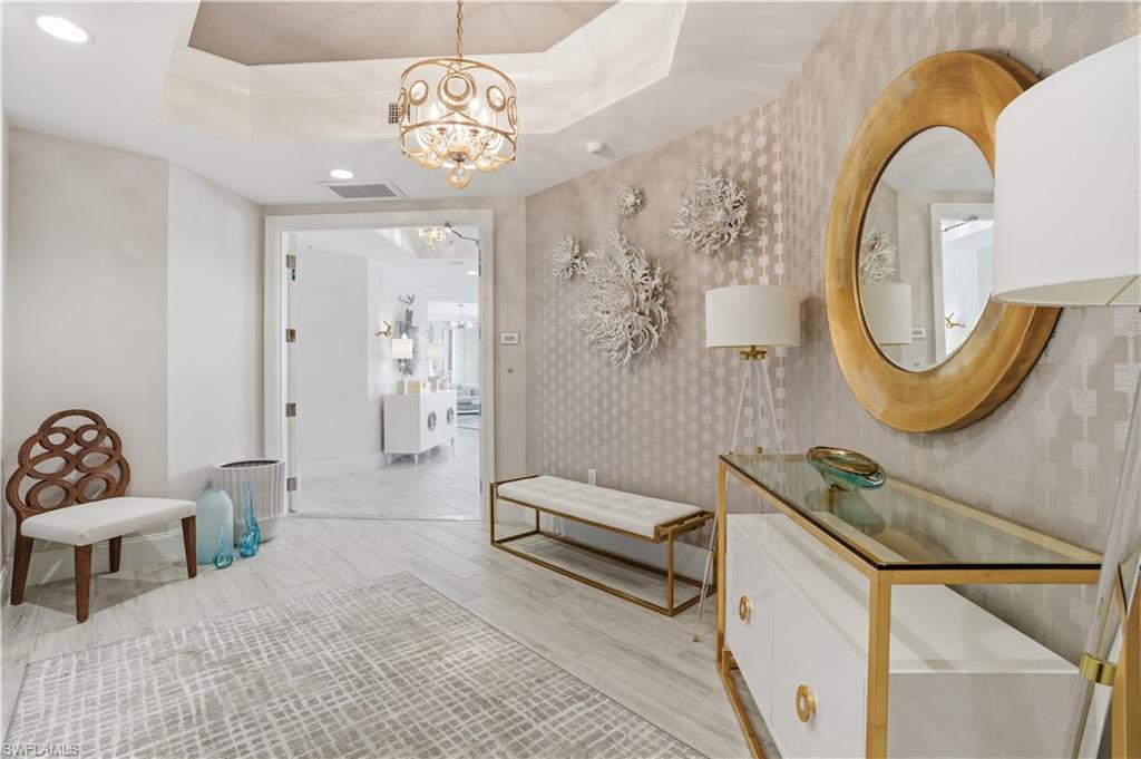 This private foyer makes this home feel so exclusive! Elevators can be unlocked/locked remotely from your cell phone or tablet.