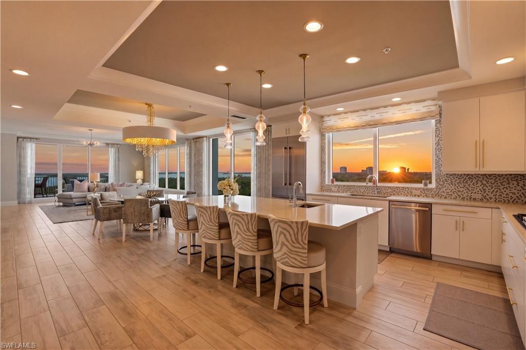 Welcome to your luxurious new home in the esteemed building of Seaglass in Bonita Bay!