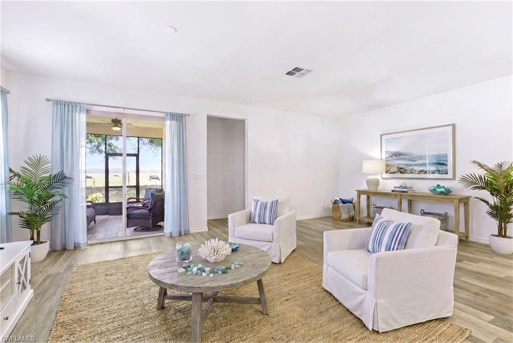 Living Room virtually Staged
