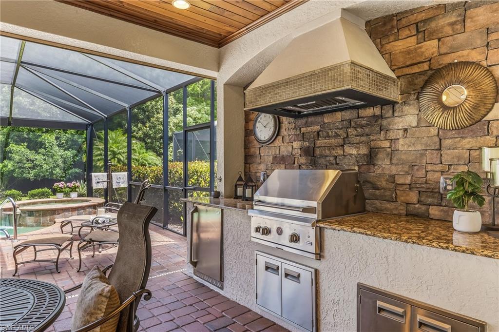 Custom outdoor kitchen