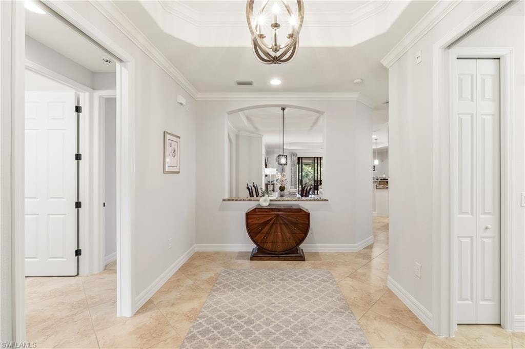 Entrance with view to open living area