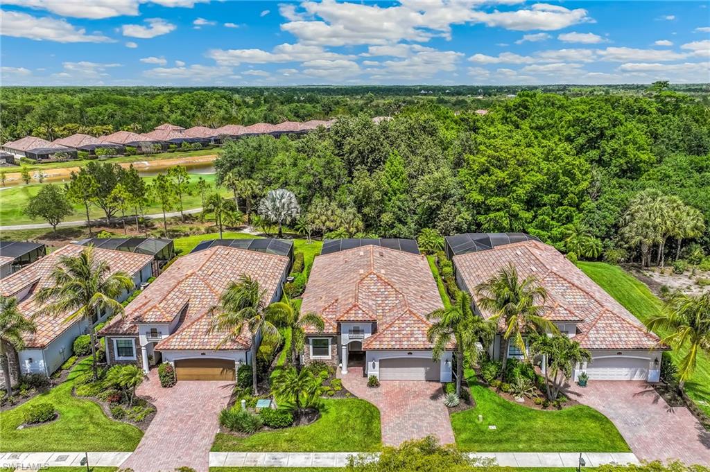 Aerial view of home