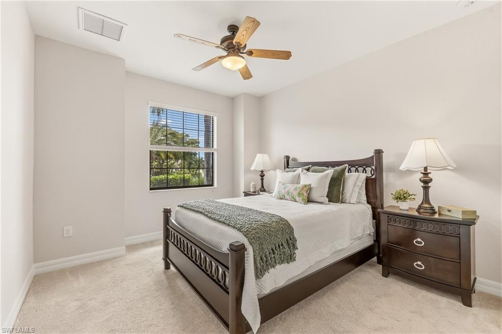 Spacious guest bedroom