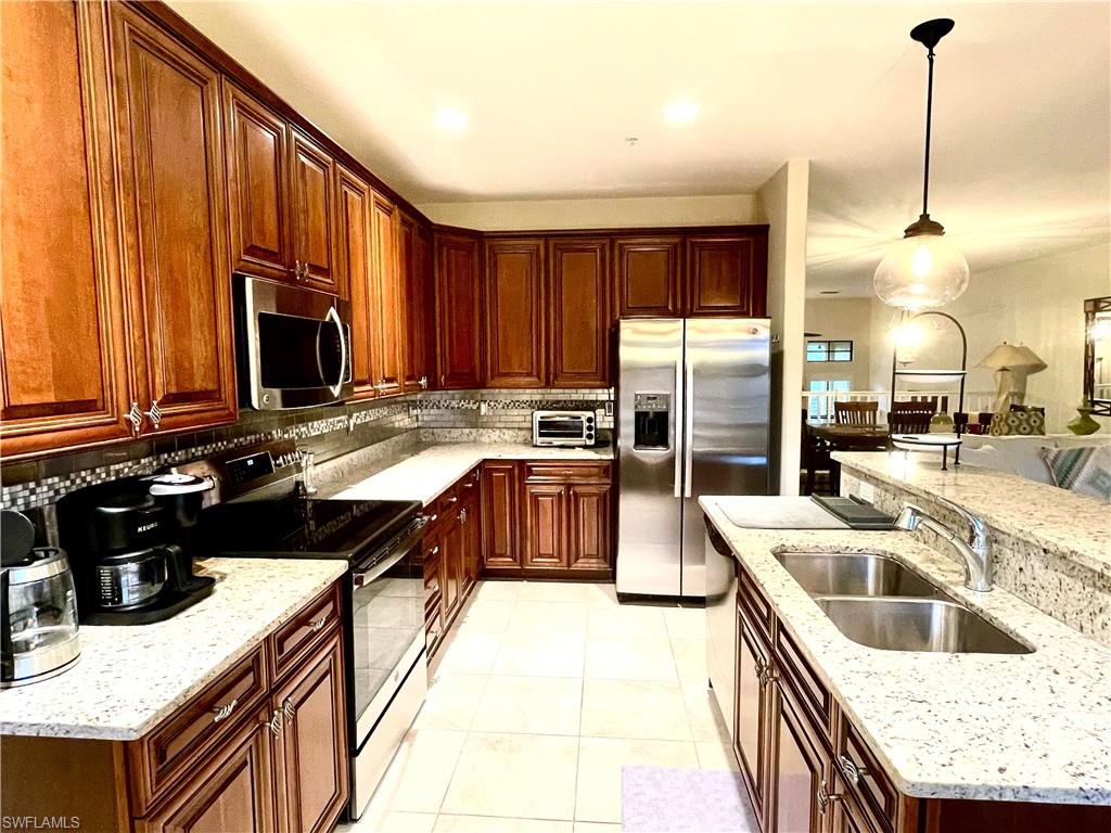 Kitchen view from the windows side