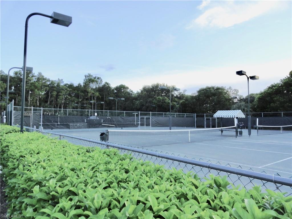Tennis courts.