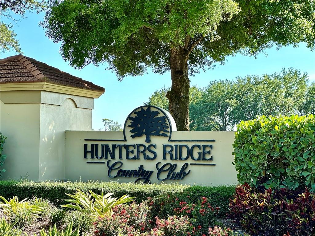 Entry on Hunters Ridge Blvd.
