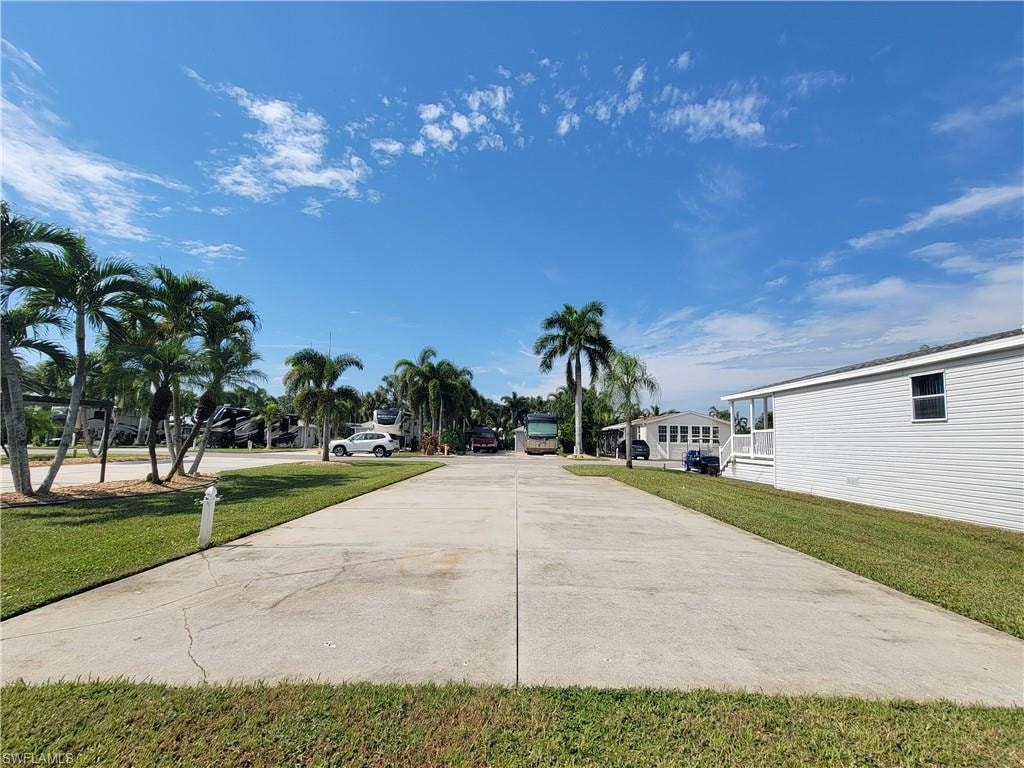 View of street featuring driveway and a residential view