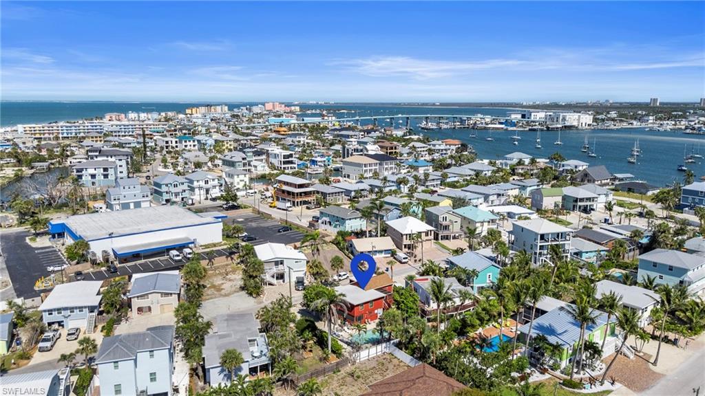 Aerial view with a water view  - Virtually Edited Exterior Image
