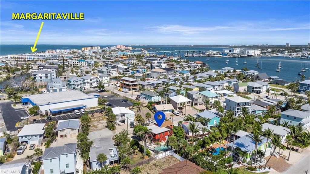 Entertainment district nearby. Drone / aerial view  - Virtually Edited Exterior Image