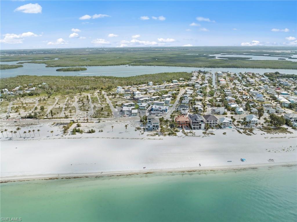 the beautiful beach across the street
