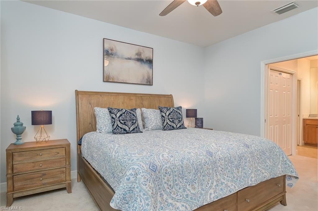 Master  bedroom with king size bed
