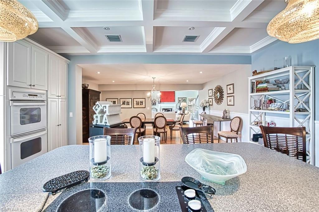 Kitchen View to Dining and Living Areas