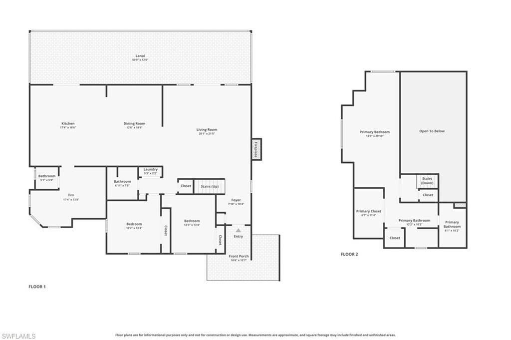 Floor Plan 1st and 2nd Floors
