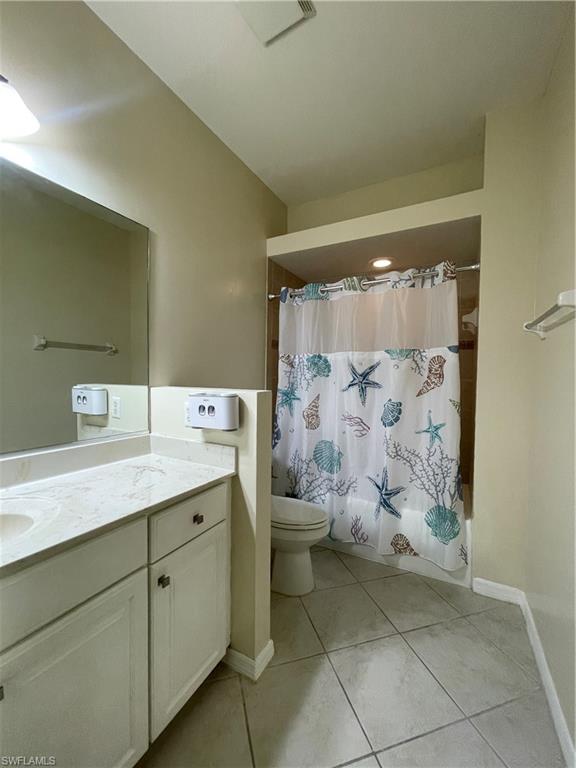 guest bathroom with dual sink