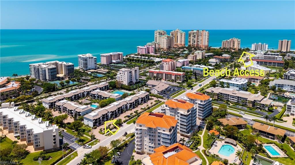 AERIAL VIEW FROM TOWN HOUSE SQUARE TO S BEACH