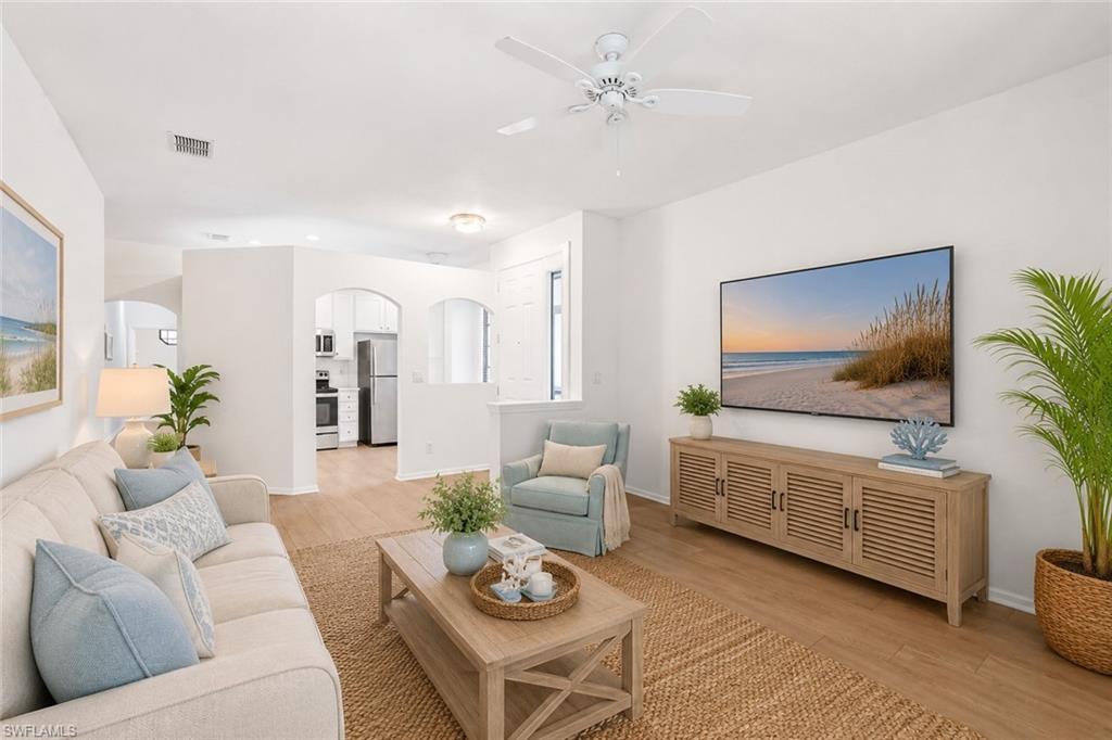 VIRTUALLY STAGED LIVING ROOM AREA