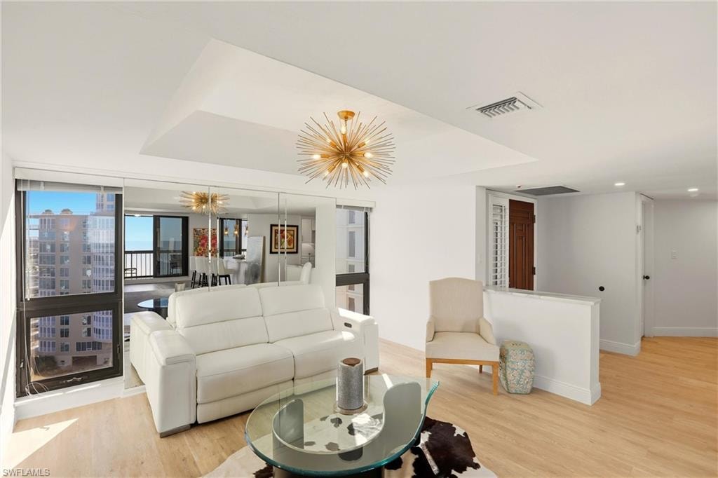 living area as you face to the east
