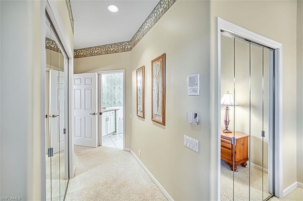 Hallway to guest bedroom
