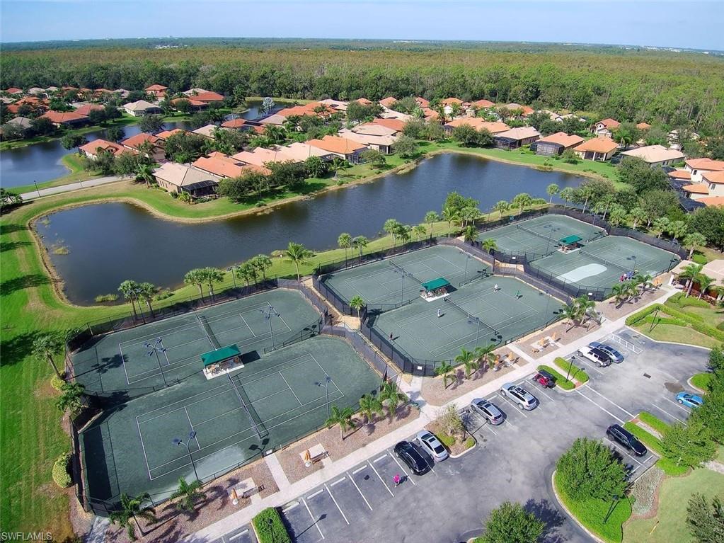 "Game, set, match" at the numerous lakeside tennis courts