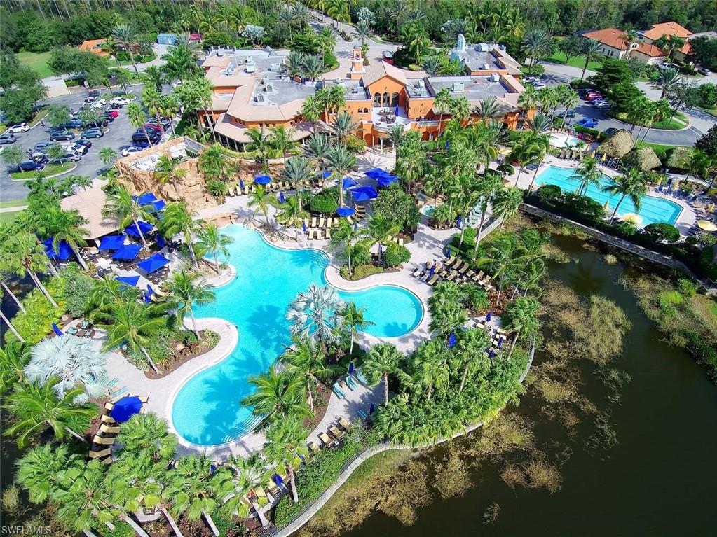 Aerial view of Paseo's stunning resort-style pool!