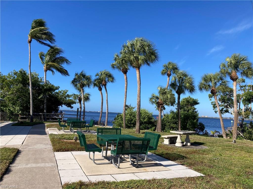 Community Picknic area along the Shores of the Caloosahatchee River.